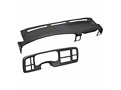 Dash Cover and Instrument Panel Cover Kit; Dark Gray (03-06 Sierra 1500 w/ Grab Handle)