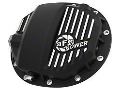 AFE Pro Series Rear Differential Cover with Machined Fins; Black; AAM 9.5/9.76 (14-23 Silverado 1500)