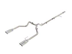 AFE Vulcan Series 3-Inch DPF-Back Dual Exhaust System with Polished Tips; Rear Exit (20-22 3.0L Duramax Sierra 1500)