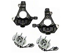 Front Steering Knucles with Hub Assemblies (07-13 4WD Sierra 1500)