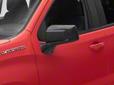 Manual Folding Mirror with Spotter Glass; Textured Black; Driver Side (19-26 Silverado 1500)