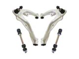 Front Lower Control Arms with Ball Joints and Sway Bar Links (14-17 Sierra 1500 w/ Aluminum Control Arms)