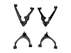 Front Upper and Lower Control Arms with Ball Joints (16-18 Silverado 1500 w/ Stamped Steel Control Arms)