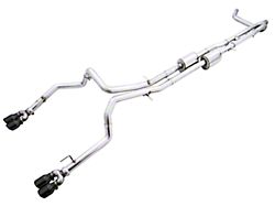 AWE 0FG Dual Exhaust System with Quad Diamond Black Tips; Rear Exit (19-22 6.2L Sierra 1500 w/ Factory Dual Exhaust)