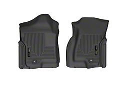 Husky WeatherBeater Front Floor Liners; Black (99-06 Sierra 1500 Extended Cab, Crew Cab)