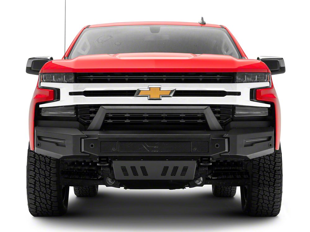 Barricade Extreme HD Modular Front Bumper with LED DRL, Skid Plate and ...