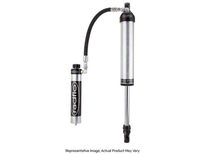 Radflo 2.50-Inch Rear Shock with Remote Reservoir and Hi/Lo Compression Adjuster for 6.50-Inch Lift (20-24 Jeep Gladiator JT)