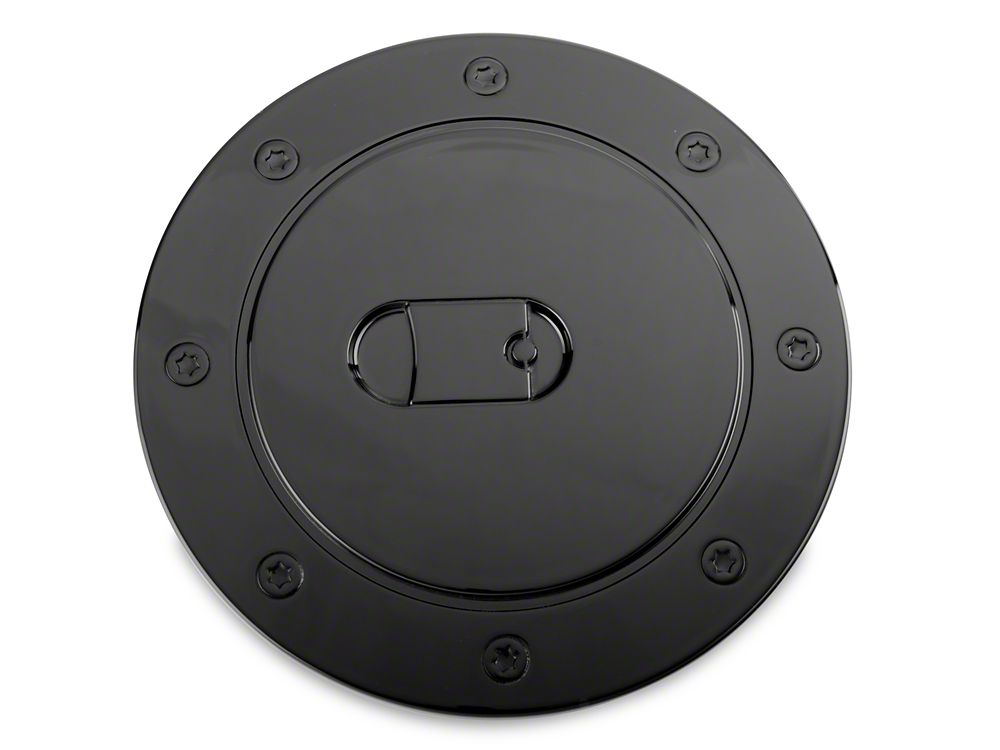 RedRock Fuel Door Cover; Gloss Black (9906 Silverado 1500 Fleetside