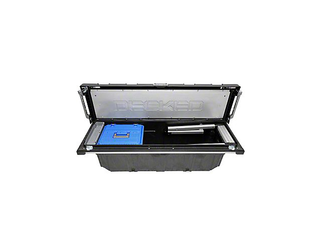 DECKED Truck Bed Rail-To-Rail Tool Box with Ladder (99-22 Silverado 1500)