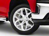 Snowflake High Polished 6-Lug Wheel; 22x9; 31mm Offset (19-26 Silverado 1500)
