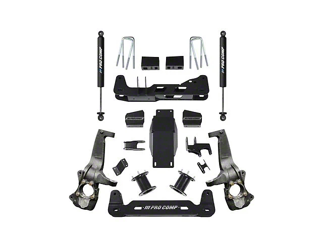 Pro Comp Suspension 6-Inch Suspension Lift Kit with PRO-M Shocks (19-22 Sierra 1500 AT4)