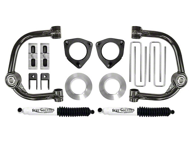 Tuff Country 4-Inch Upper Control Arm Suspension Lift Kit with SX8000 Shocks (19-22 4WD Sierra 1500, Excluding AT4 & Denali)