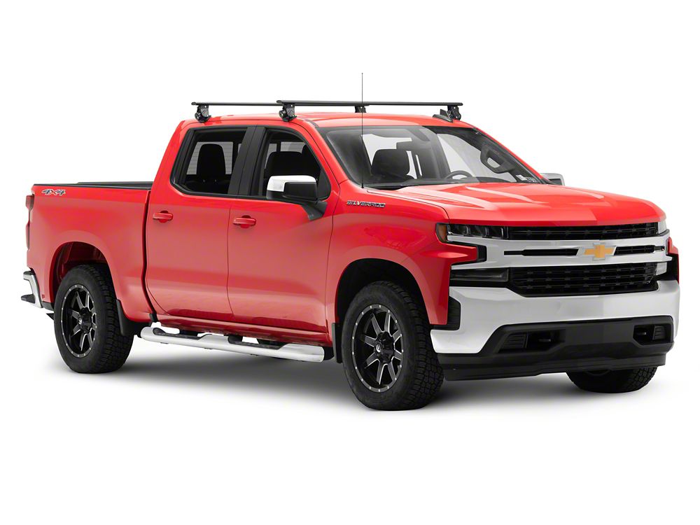 RedRock Cross Bar Roof Rack Black 60 Inch 14 24 Silverado 1500 RedRock