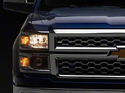 Headights with Clear Corners; Chrome Housing; Clear Lens (14-15 Silverado 1500)