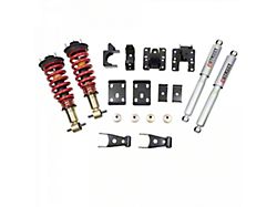Belltech Lowering Kit with Performance Coil-Overs; 1 to 3-Inch Front / 4-Inch Rear (14-18 Sierra 1500 w/ 5.80-Foot Short Box)