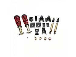 Belltech Lowering Kit with Performance Plus Coil-Overs; 1 to 3-Inch Front / 4-Inch Rear (14-18 Sierra 1500 w/ 5.80-Foot Short Box)