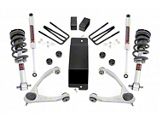 Rough Country Suspension 3.50-Inch Forged Upper Control Arm Suspension Lift Kit with V2 Monotube Shocks (07-16 4WD Silverado 1500 w/ Stock Cast Aluminum & Steel Control Arms)