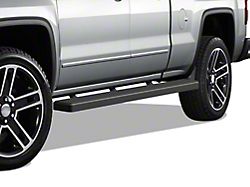 5-Inch iStep Wheel-to-Wheel Running Boards; Black (07-13 Sierra 1500 Extended Cab w/ 5.80-Foot Short Box)