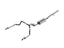 Borla Touring Dual Exhaust System with Turn Down Pipes; Rear Exit (22-23 Sierra 1500 AT4X)