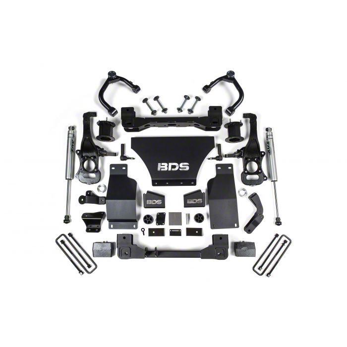 BDS Silverado 1500 4-Inch Suspension Lift Kit With FOX 2.0 Shocks ...