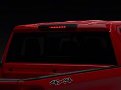 Third Brake Light Cover; Smoked (19-26 Silverado 1500 w/ Rear Camera)