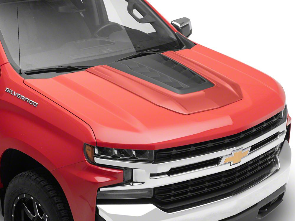 MMD Hood Scoop; Pre-Painted (19-21 Silverado 1500; 2022 Silverado 1500 ...