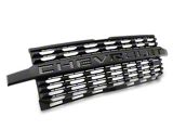 Upper Replacement Grille; Black (19-21 Silverado 1500 Custom, Custom Trail Boss, WT)