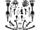 Front CV Axles with Front Upper Control Arms, Ball Joints, Sway Bar Links, Tie Rods, Idler Arm and Pitman Arm (99-06 4WD Sierra 1500)