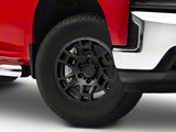 AGP Wheels Pro Matte Black 6-Lug Wheel; 17x8; 5mm Offset (19-26 Silverado 1500)