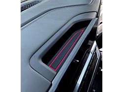 Dash Top Cubby Foam Inserts; Black/Black (22-26 Silverado 1500)