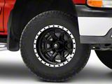 Mammoth Split 16 Beadlock Satin Black with Polished Lip 6-Lug Wheel; 17x9; -6mm Offset (99-06 Silverado 1500)