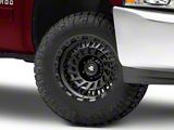Mammoth Turbine Satin Black 6-Lug Wheel; 17x8.5; -6mm Offset (07-13 Silverado 1500)