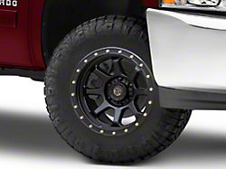 Deegan 38 by Mammoth Phantom 38 Flow Formed Satin Black 6-Lug Wheel; 17x9; -6mm Offset (07-13 Silverado 1500)