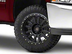 Deegan 38 by Mammoth Ghost Rider Flow Formed Satin Black 6-Lug Wheel; 20x9; -6mm Offset (07-13 Silverado 1500)