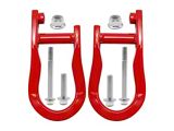 Front Tow Hooks; Red (07-18 Sierra 1500)