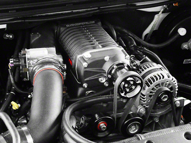 Whipple W140AX 2.3L Intercooled Supercharger Competition Kit; Black (09-13 6.2L Sierra 1500)