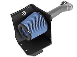 AFE Magnum FORCE Stage 2 Cold Air Intake with Pro 5R Oiled Filter; Matte Gray (14-18 5.3L Sierra 1500 w/ Electric Cooling Fan)