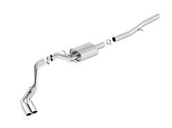 Borla ATAK Dual Exhaust System with Chrome Tips; Same Side Exit (14-18 6.2L Sierra 1500)