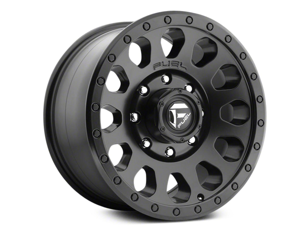 Download Fuel Wheels Sierra Vector Matte Black 6-Lug Wheel - 18x9 S500640 (07-20 Sierra 1500)