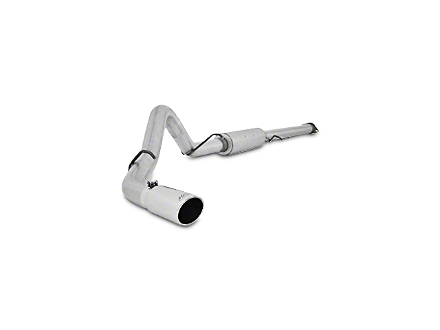 MBRP 3-Inch Installer Series Single Exhaust System with Polished Tip; Side Exit (07-10 6.2L Sierra 1500 Denali)