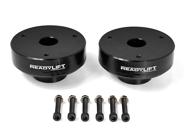 ReadyLIFT 2.25-Inch Billet Aluminum Leveling Kit; Black (07-13 2WD/4WD Sierra 1500)