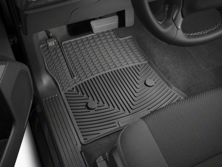 Weathertech Sierra All Weather Front Rubber Floor Mats Black