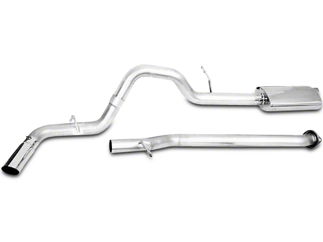 CGS Motorsports Stainless Single Exhaust System; Side Exit (09-13 4.8L Sierra 1500)