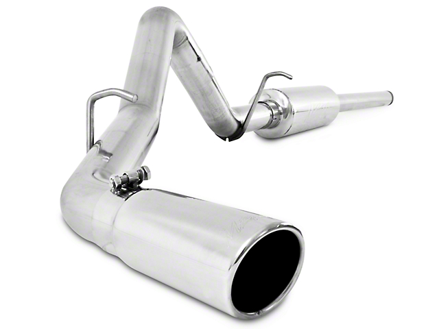 MBRP 3-Inch XP Series Single Exhaust System with Polished Tip; Side Exit (09-13 4.8L Sierra 1500)