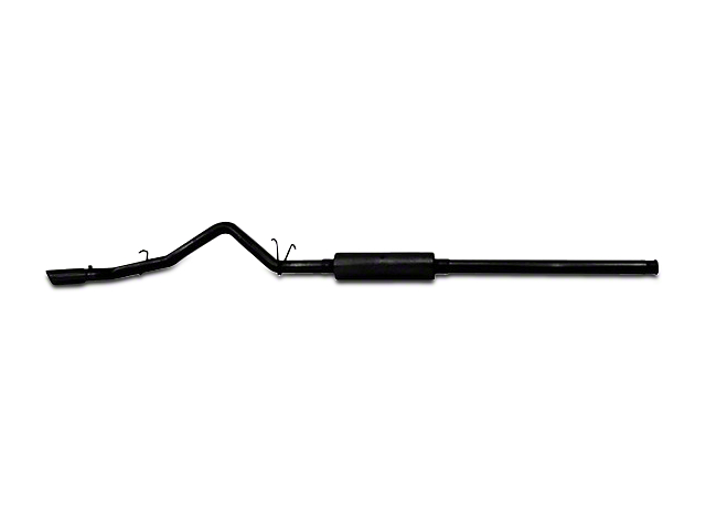MBRP 3-Inch Black Series Single Exhaust System; Side Exit (2009 6.0L Sierra 1500, Excluding Hybrid)