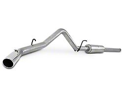 MBRP 3-Inch Installer Series Single Exhaust System with Polished Tip; Side Exit (14-18 4.3L Sierra 1500)