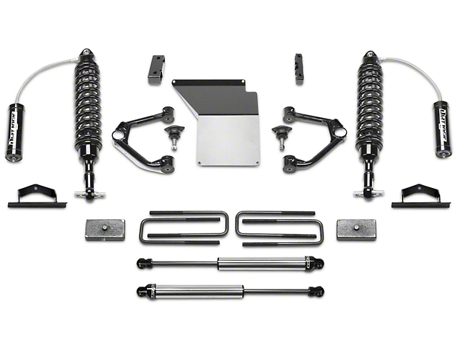 Fabtech 4-Inch Budget Lift Kit with Dirt Logic Coil-Overs and Shocks (14-18 2WD/4WD Sierra 1500 Double Cab, Crew Cab, Excluding Denali)