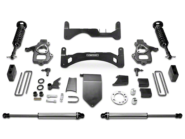 Fabtech 6-Inch GEN II Performance Suspension Lift Kit with Dirt Logic 2.5 Coil-Overs and Shocks (14-18 2WD/4WD Sierra 1500 Double Cab, Crew Cab, Excluding Denali)