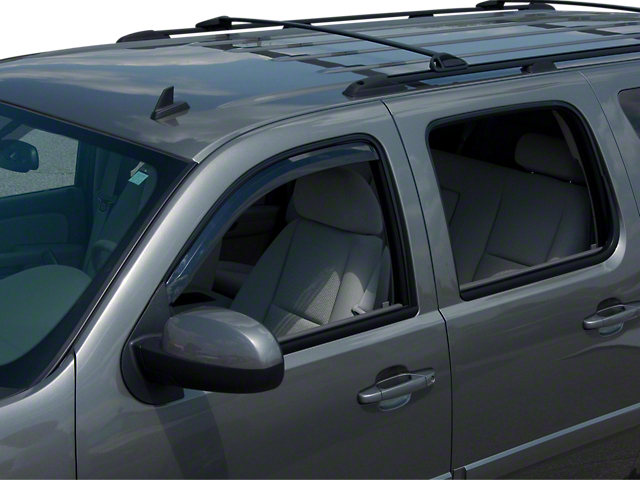 Putco Element Tinted Window Visors; Channel Mount; Front (07-13 Sierra 1500 Regular Cab, Crew Cab)