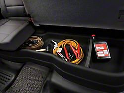 Husky GearBox Under Seat Storage Box; Black (07-13 Sierra 1500 Extended Cab, Crew Cab)